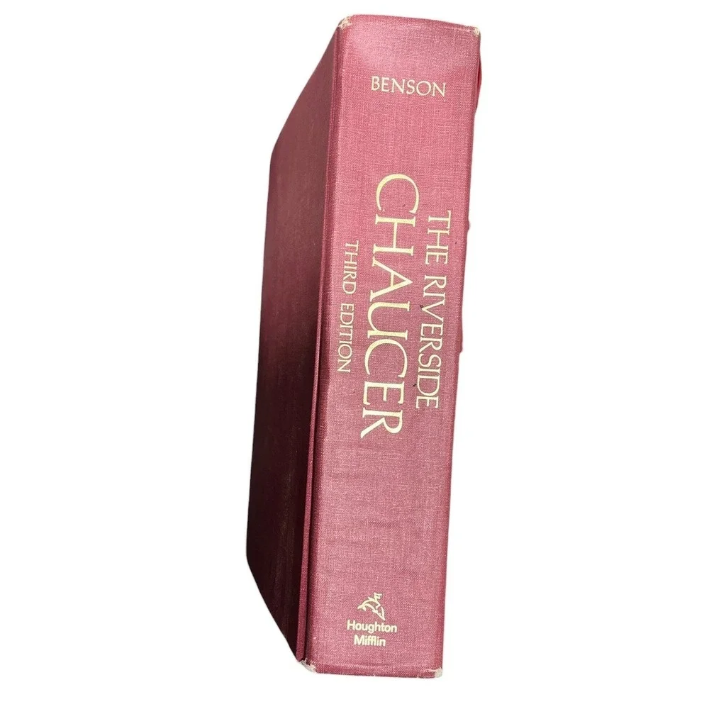 The Riverside Chaucer Third Edition‎ Hardcover Larry D Benson Houghton Mifflin